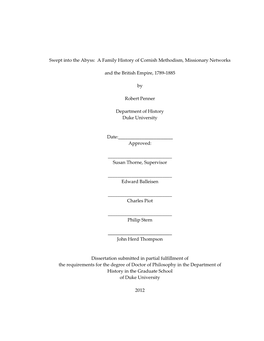 Duke University Dissertation Template