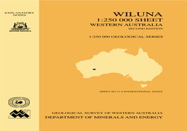 Wiluna, Western Australia: Western Australia Geological Survey, Annual Report 1951, P