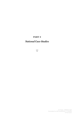 Part 2 National Case-Studies