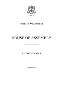 House of Assembly