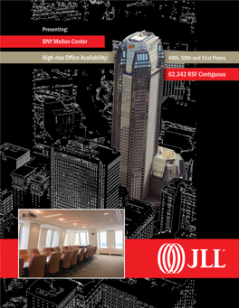 BNY Mellon Center High-Rise Office Availability