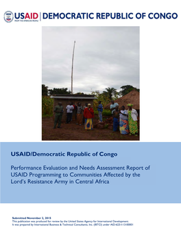 USAID/Democratic Republic of Congo