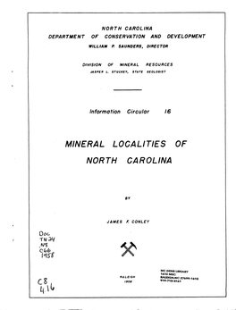 Mineral Localities Of