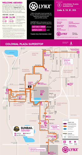 COLONIAL PLAZA SUPERSTOP Brochure See
