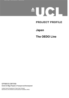 Japan the OEDO Line