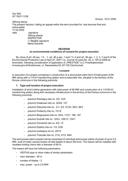 ENVIRONMENTAL Permit Korsze Pl-PL En-US