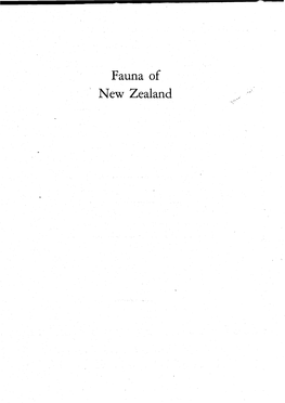 Lepidoptera Recorded from New Zealand Since 1769