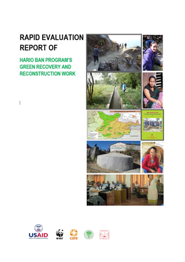 Rapid Evaluation Report of Hariyo Ban Program's Green