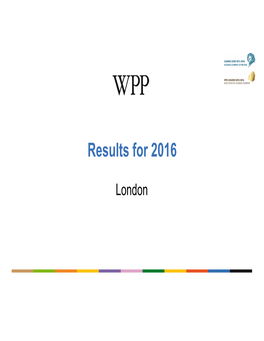 Results for 2016