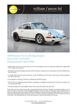 1971 Porsche 911 ST