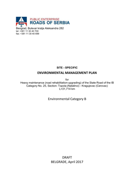 Environmental Management Plan