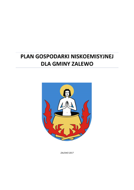 Plan Gospodarki Niskoemisyjnej Dla Gminy Zalewo