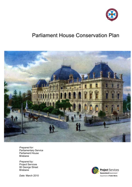 Parliament House Conservation Plan