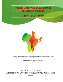Nidān: International Journal for Indian Studies