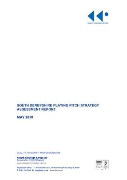 Playing Pitch Strategy Assessment Report