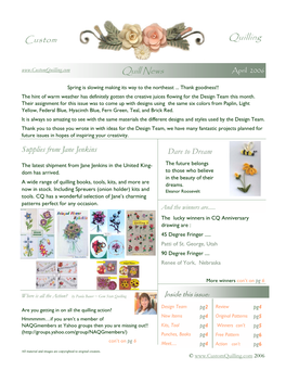 Quill News Quilling Custom