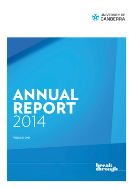 University of Canberra Annual Report 2014