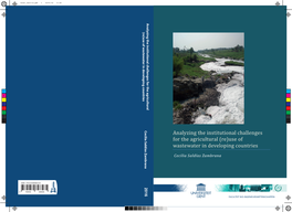 Analyzing the Institutional Challenges for the Agricultural (Re)Use of Wastewater in Developing Countries