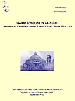 Cairo Studies in English 2019 Summer