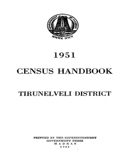 Census Handbook, Tirunelveli