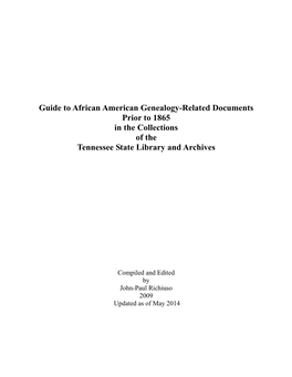 African American Related Documents