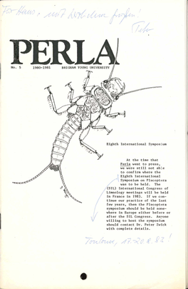 PERLA No. 5, 1980-1981