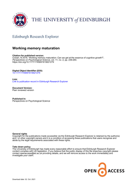 Edinburgh Research Explorer