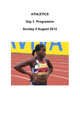 Day 3 Programme