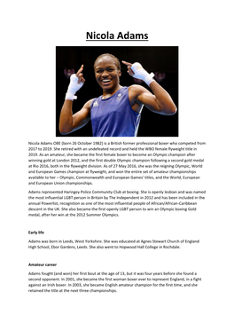 Nicola-Adams-Biography