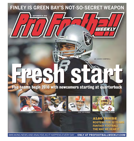 Pro Football Weekly: Vol. 25 Issue 10