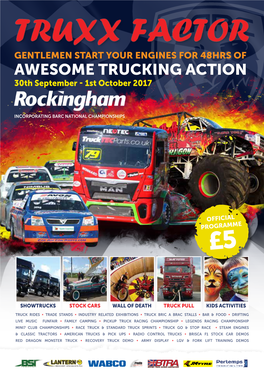 AWESOME TRUCKING ACTION 30Th September - 1St October 2017