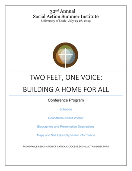 Two Feet, One Voice: Building a Home for All