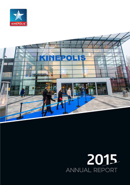 Kinepolis Annual Report 2015