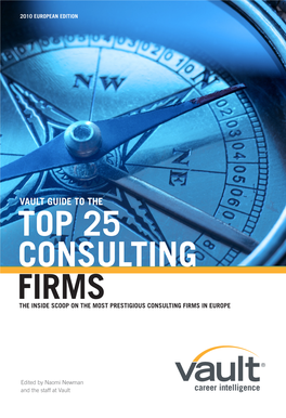 Top 25 Consulting Firms 2010 European Edition