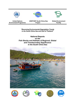 National Report on the Fish Stocks and Habitats of Regional, Global