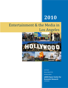 Entertainment & the Media in Los Angeles