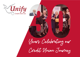Years Celebrating Our Credit Union Journey Thank You We’Re Having a Celebration After All These Years, to Mark the Hard Work and Dedication of Staff and Volunteers