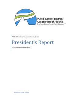 President's Report