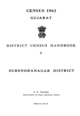 District Census Handbook, 3 Surendranagar