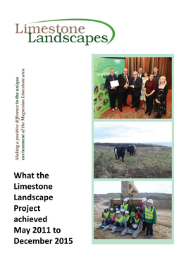 Final Report of the Limestone Landscapes Project (PDF, 7Mb)