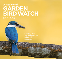 A Review of GARDEN BIRD WATCH (2015–2019)