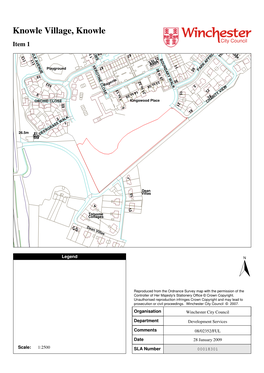 Knowle Village, Knowle City Council Item 1