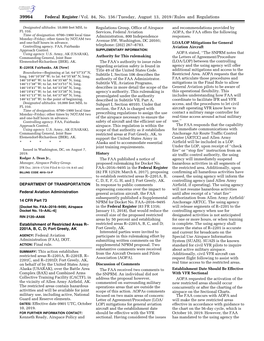 Federal Register/Vol. 84, No. 156/Tuesday, August 13, 2019/Rules and Regulations