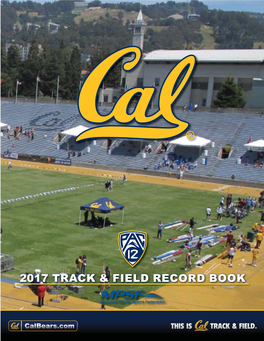 2017 Track & Field Record Book.Indd