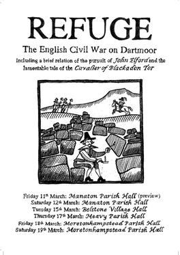 Here with a Parliamentarian Force in 1644, Before He Was Disastrously Defeated by the King at Lostwithiel in Cornwall