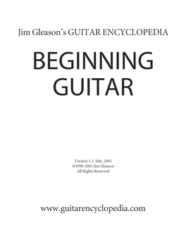 POSTURE and HOLDING the GUITAR Always Sit Or Stand with Posture That Provides Free Movement of Your Forearms, Hands and Fingers