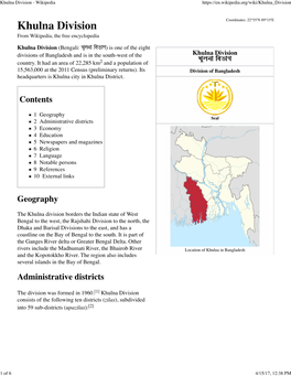 Khulna Division - Wikipedia
