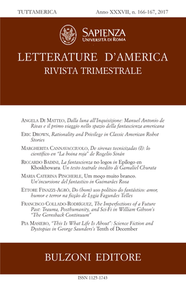 Letterature D'america