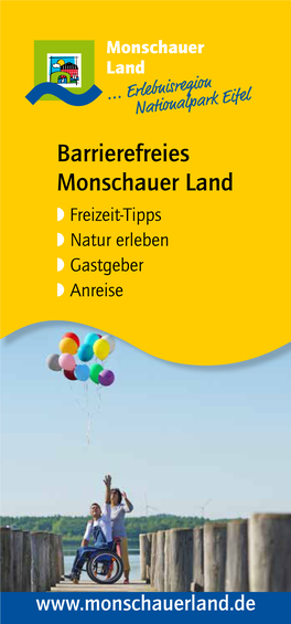 Barrierefreies Monschauer Land W Freizeit-Tipps W Natur Erleben W Gastgeber W Anreise