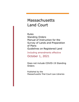 Massachusetts Land Court